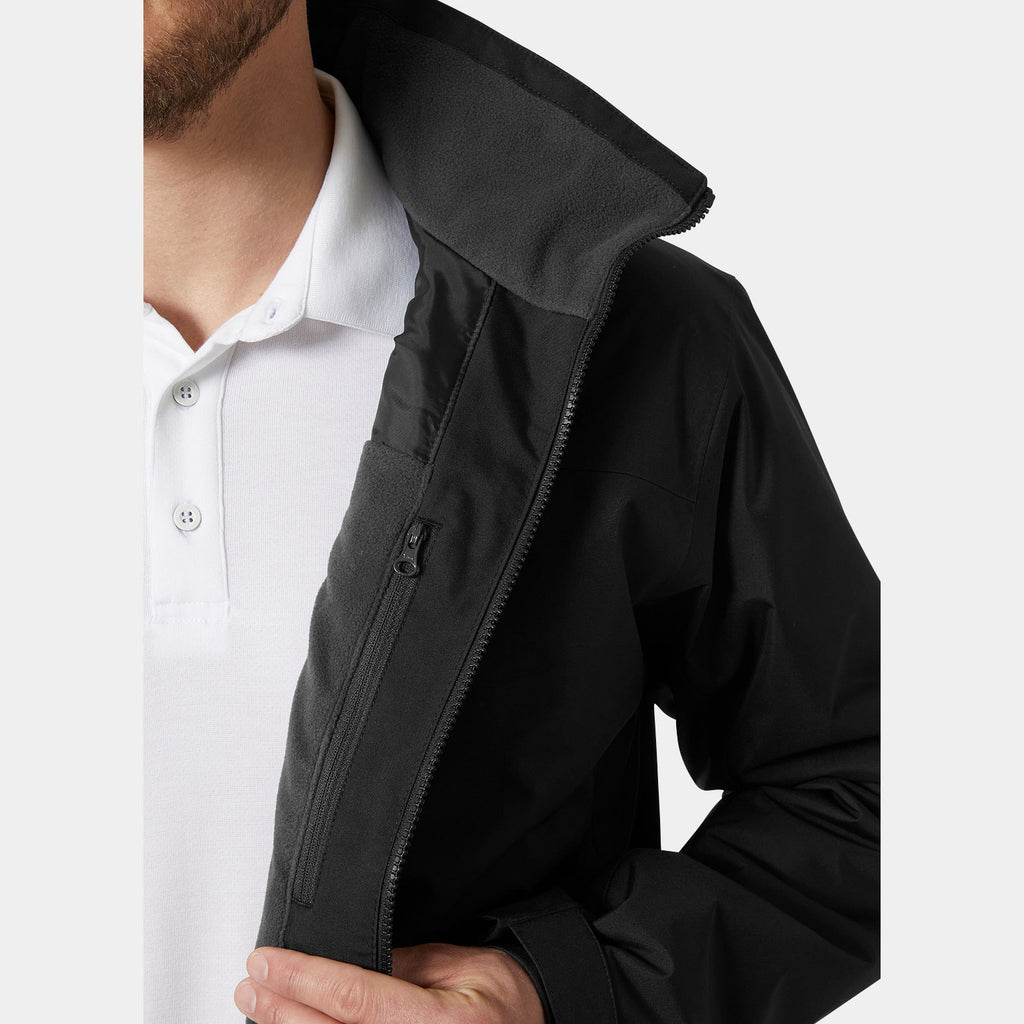 CREW MIDLAYER JACKET 2, BLACK, XXL