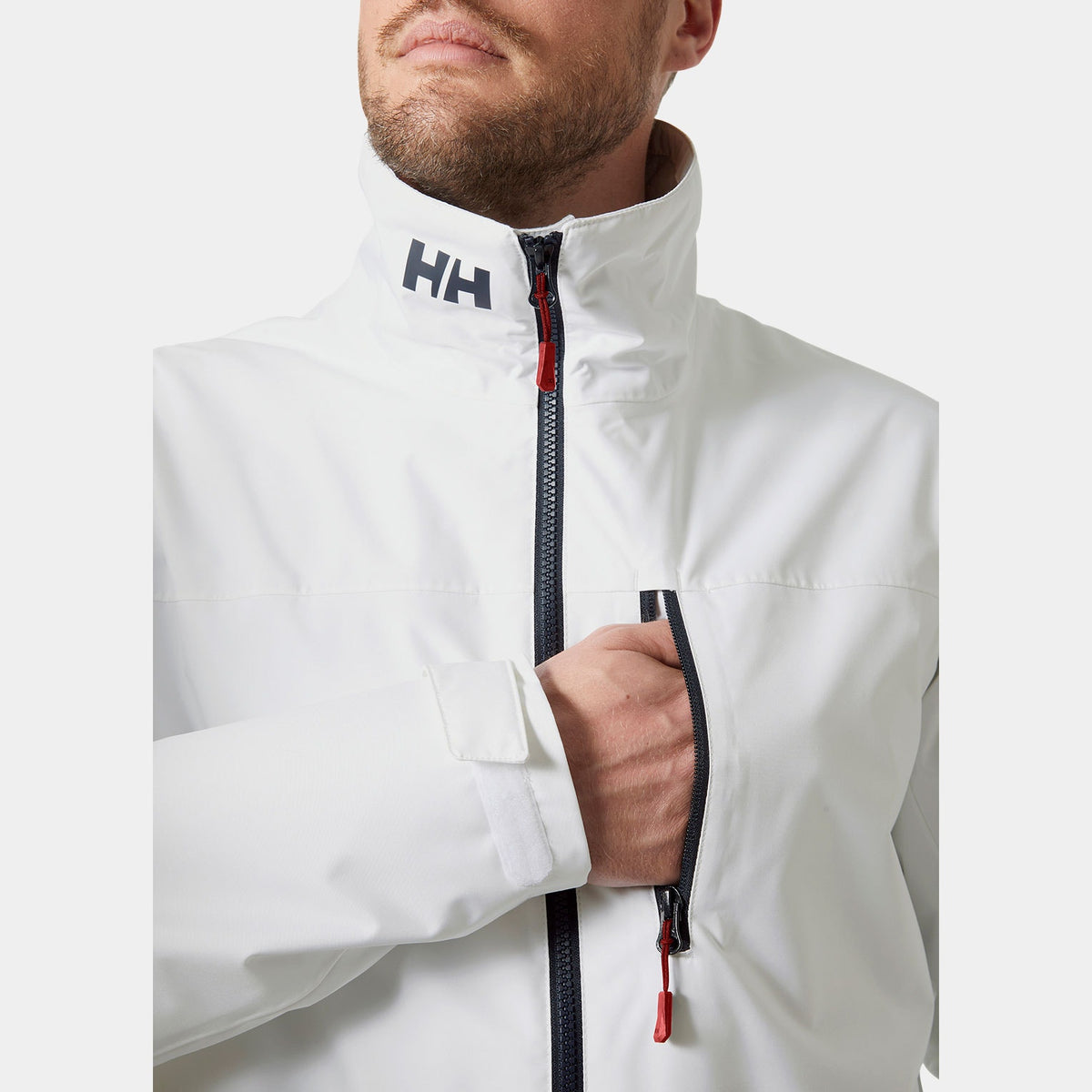 CREW JACKET 20, WHITE, XXL