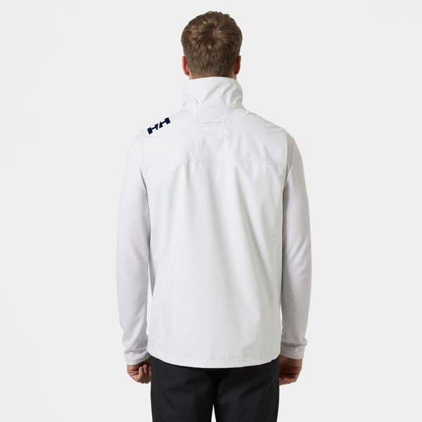 CREW VEST 20, WHITE, XXL