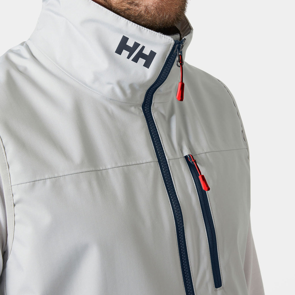 CREW VEST 20, WHITE, XXL