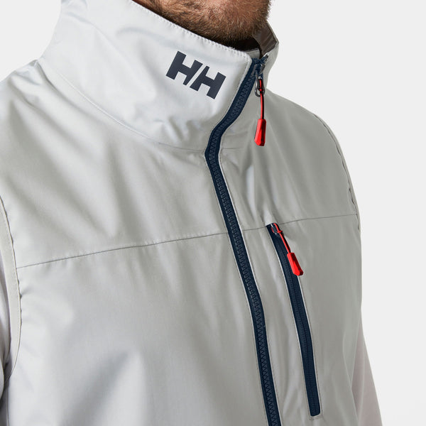 CREW VEST 20, WHITE, XXL