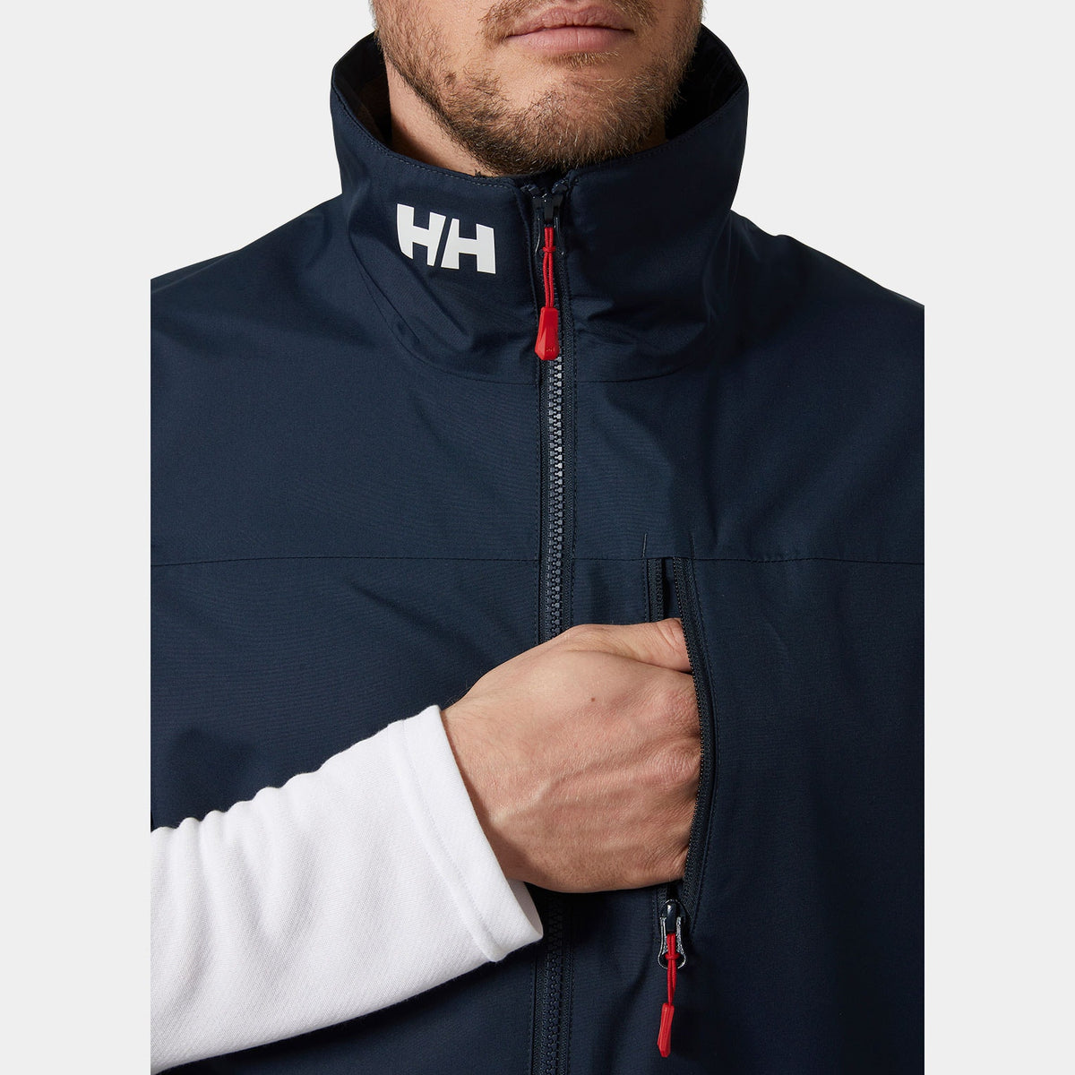 CREW VEST 20, NAVY, XXL