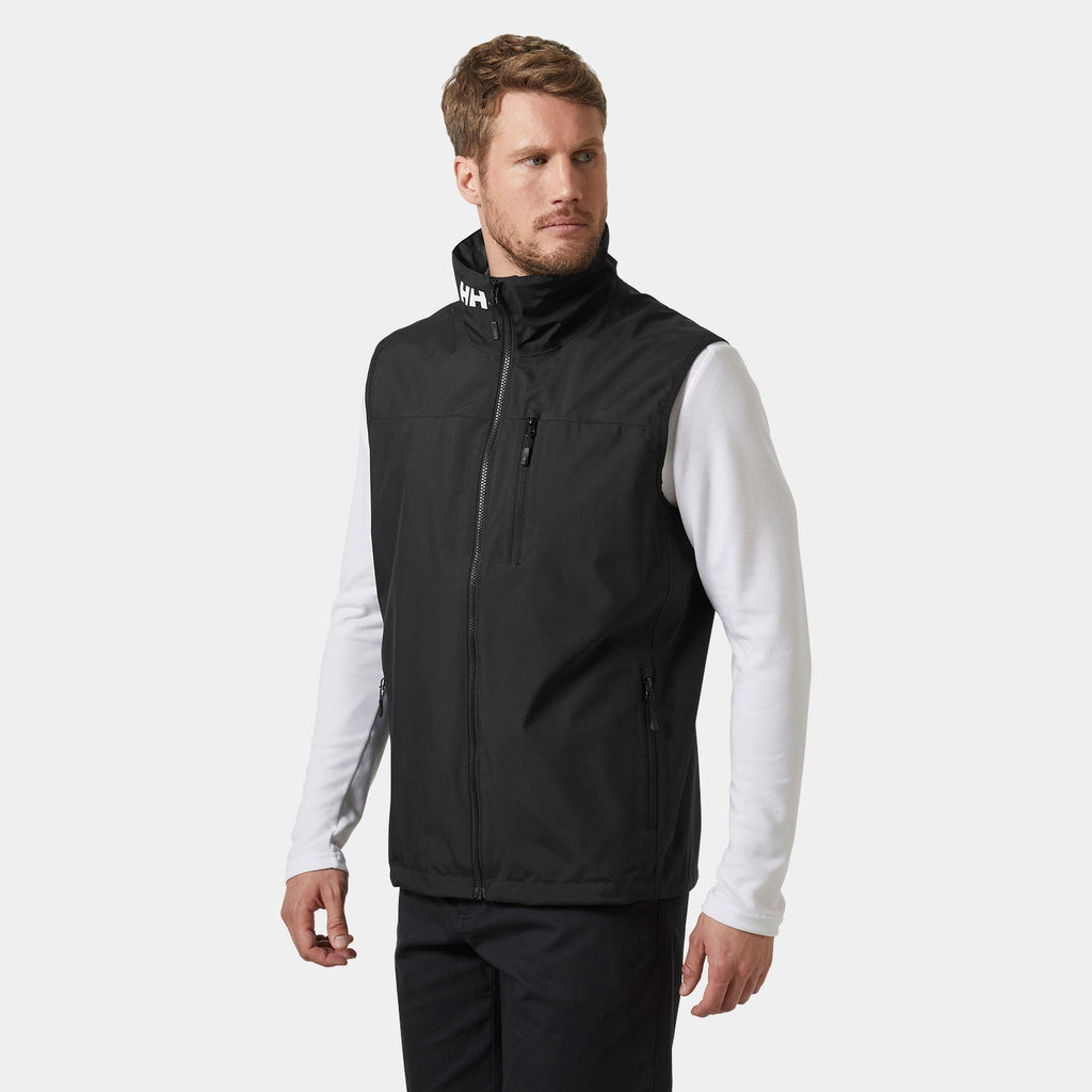 CREW VEST 20, BLACK, XXL