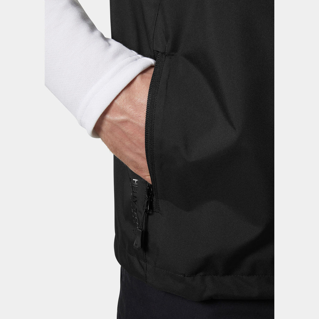CREW VEST 20, BLACK, XXL