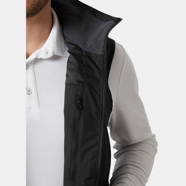 CREW VEST 20, BLACK, XXL