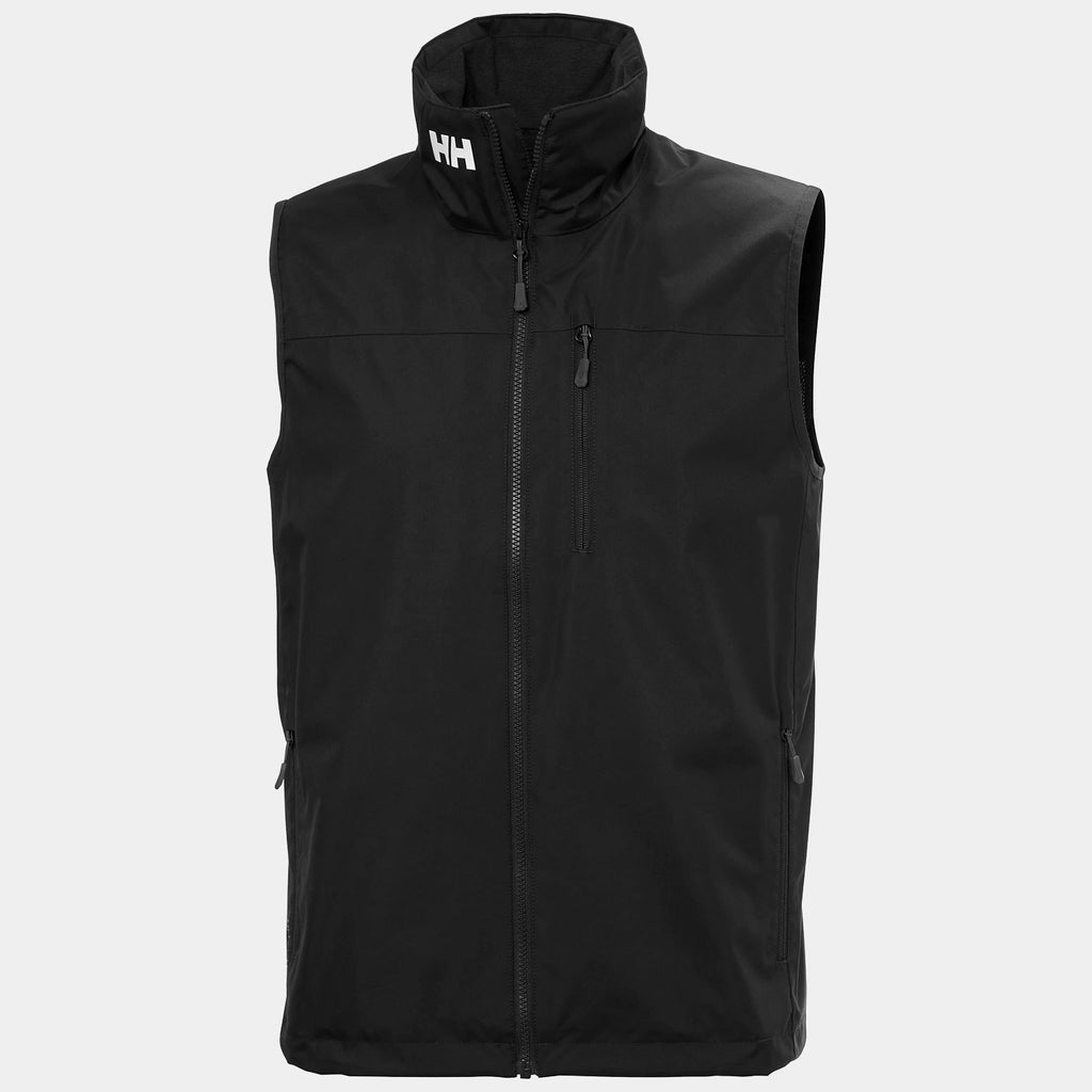 CREW VEST 20, BLACK, XXL