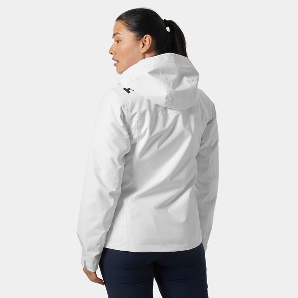 W CREW HOODED MIDL JACKET 20, WHITE, XXL