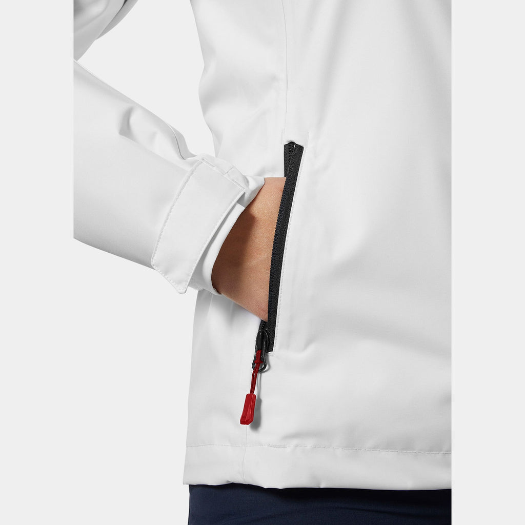 W CREW HOODED MIDL JACKET 20, WHITE, XXL