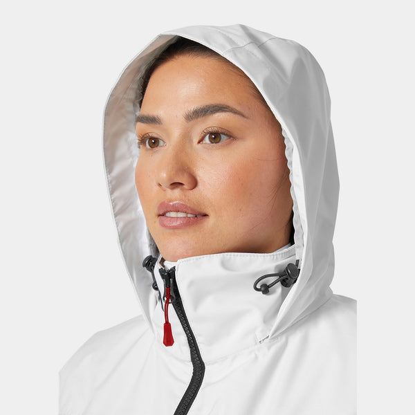 W CREW HOODED MIDL JACKET 20, WHITE, XXL