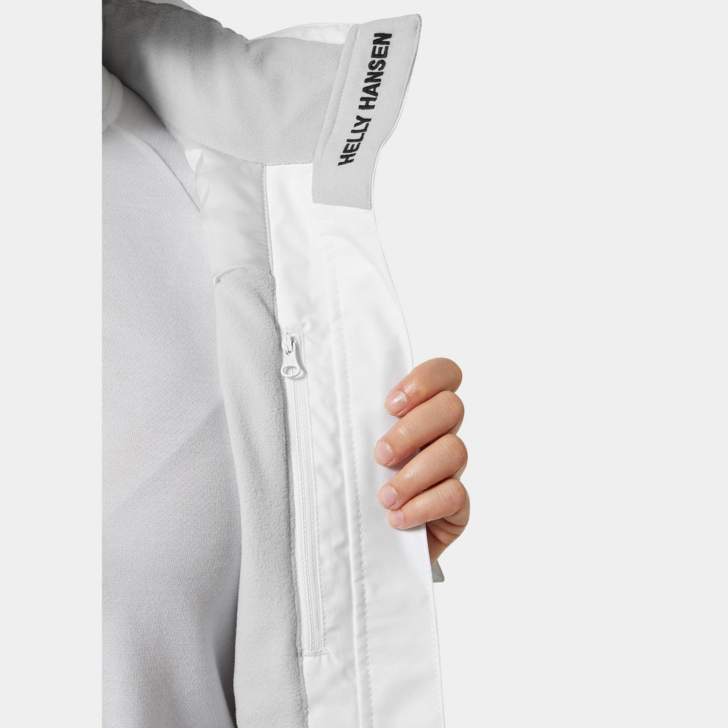 W CREW HOODED MIDL JACKET 20, WHITE, XXL