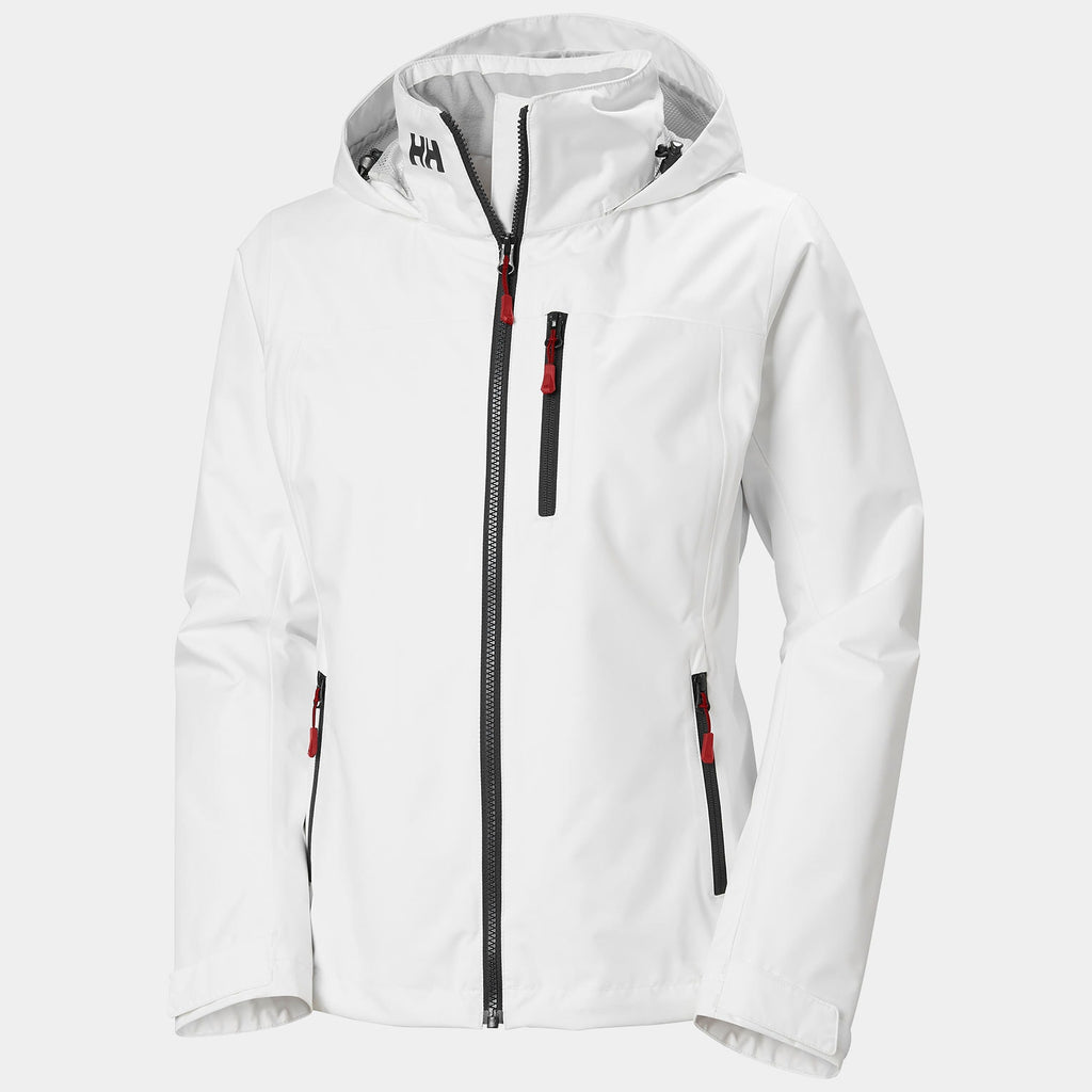 W CREW HOODED MIDL JACKET 20, WHITE, XXL