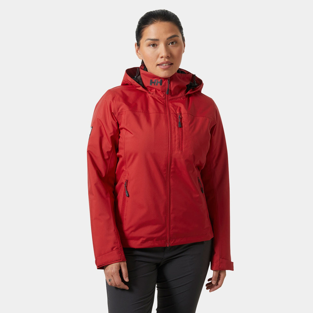 W CREW HOODED MIDL JACKET 20, RED, XXL