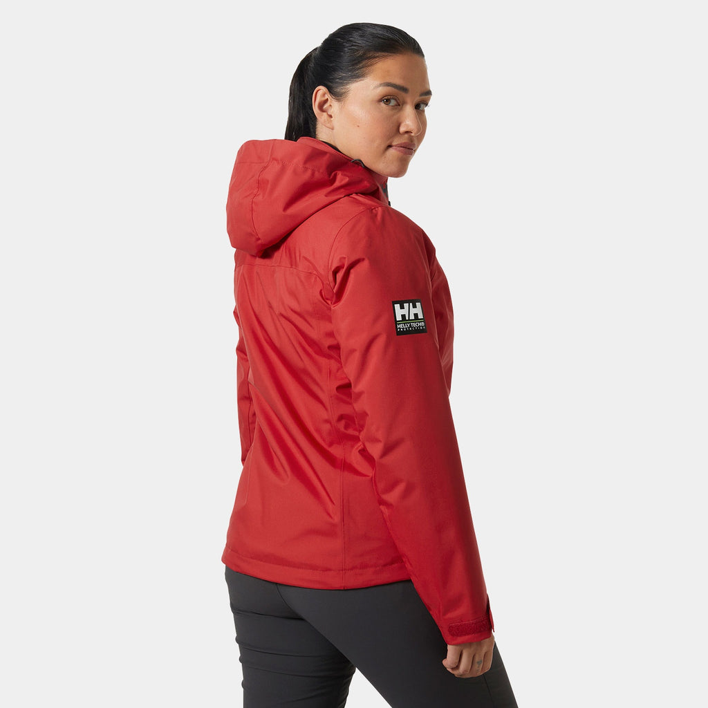 W CREW HOODED MIDL JACKET 20, RED, XXL
