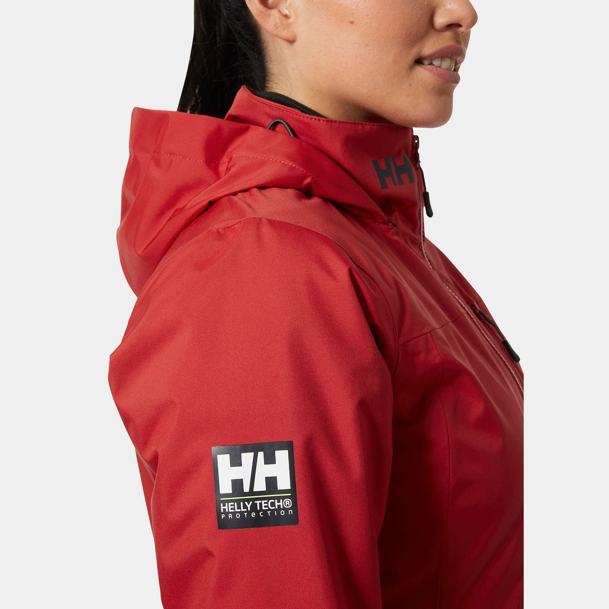 W CREW HOODED MIDL JACKET 20, RED, XXL