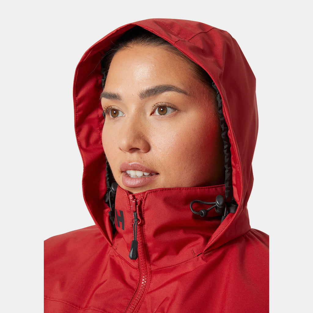 W CREW HOODED MIDL JACKET 20, RED, XXL