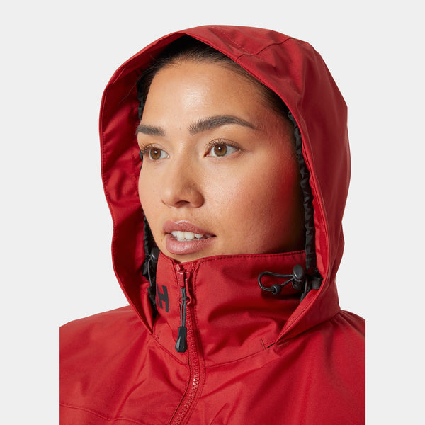 W CREW HOODED MIDL JACKET 20, RED, XXL