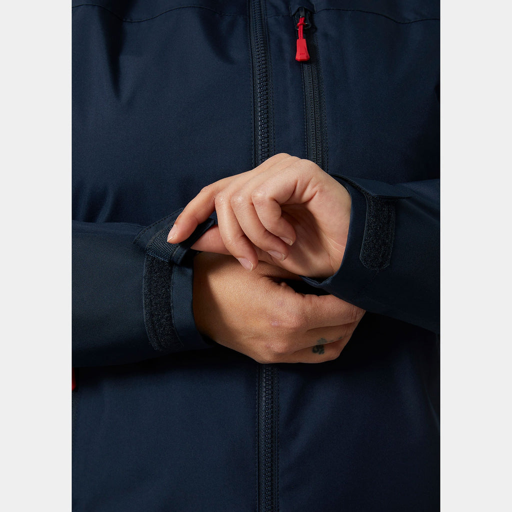 W CREW HOODED MIDL JACKET 20, NAVY, XXL