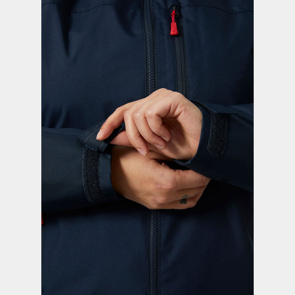 W CREW HOODED MIDL JACKET 20, NAVY, XXL