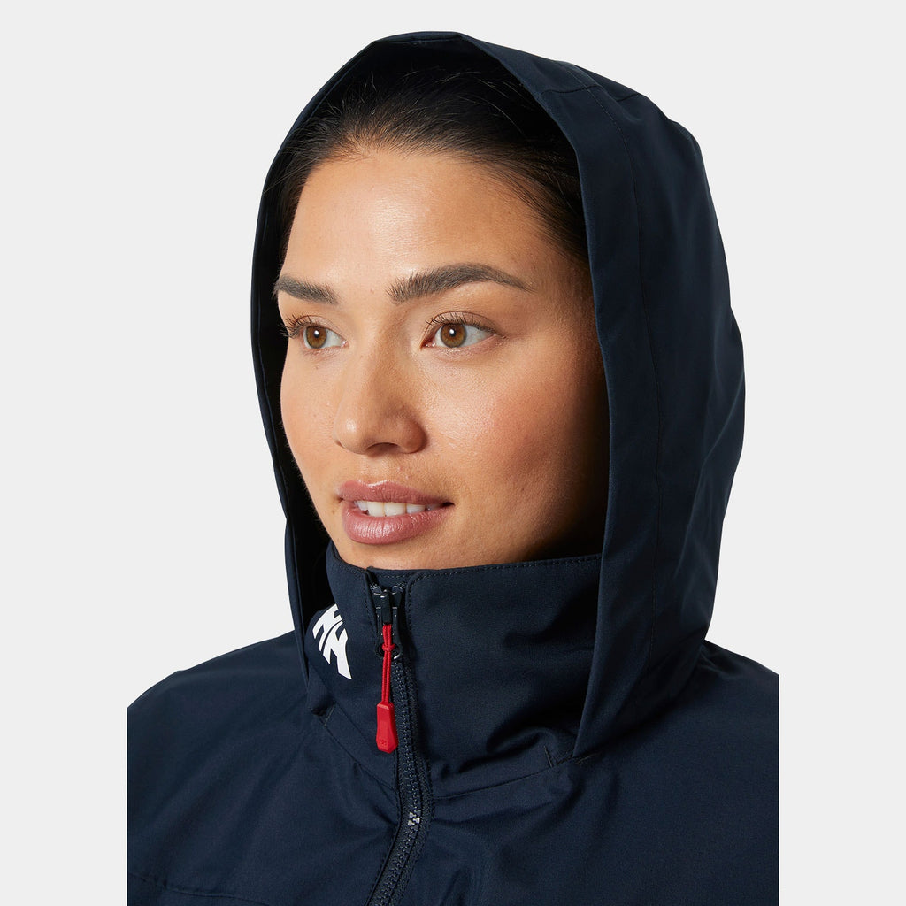 W CREW HOODED MIDL JACKET 20, NAVY, XXL