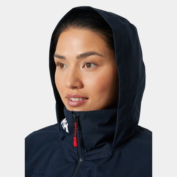 W CREW HOODED MIDL JACKET 20, NAVY, XXL