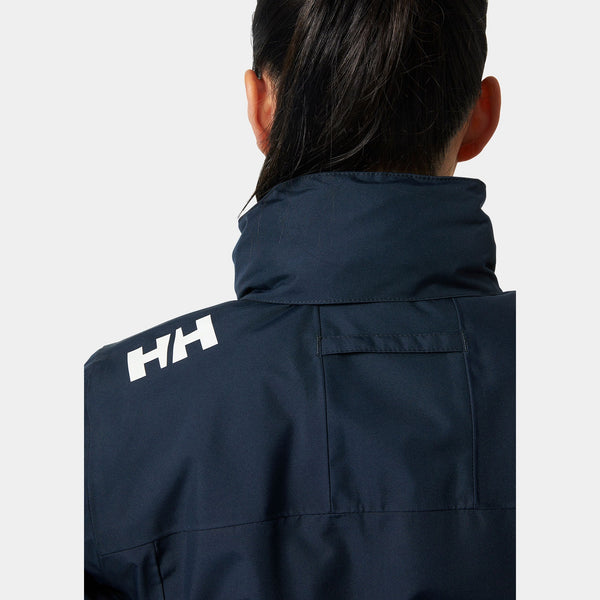 W CREW HOODED MIDL JACKET 20, NAVY, XXL