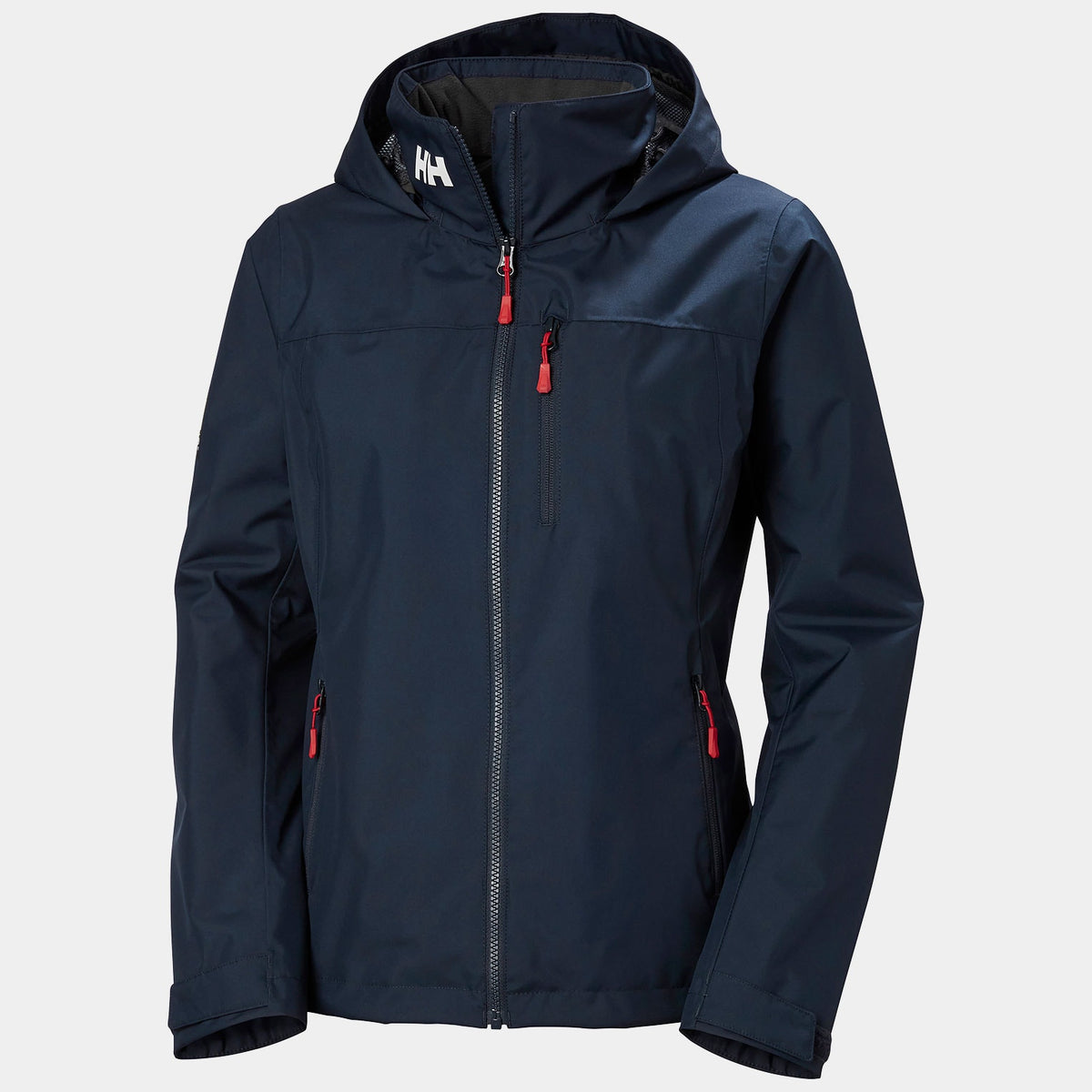 W CREW HOODED MIDL JACKET 20, NAVY, XXL