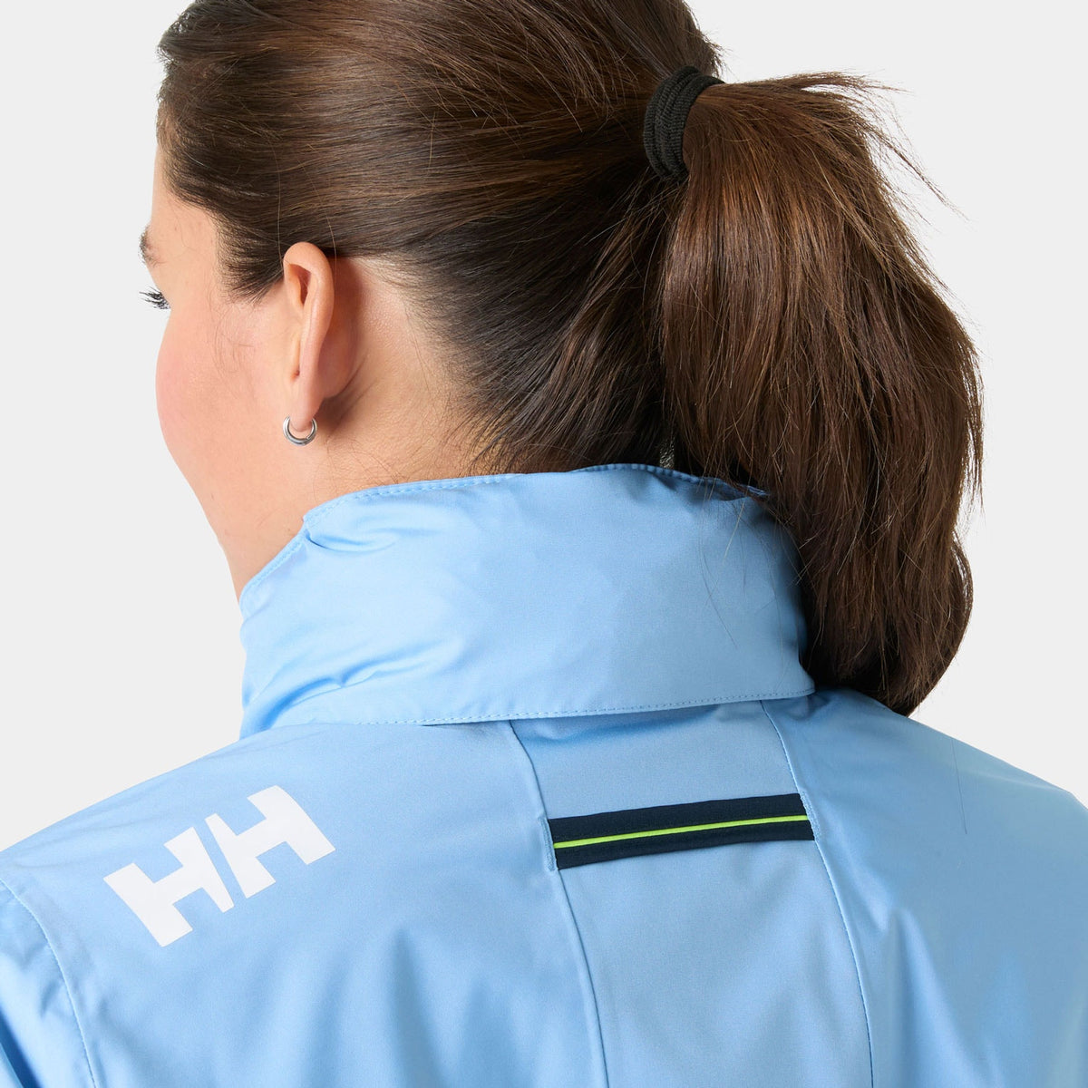 W CREW HOODED MIDL JACKET 20, BRIGHT BLUE, L