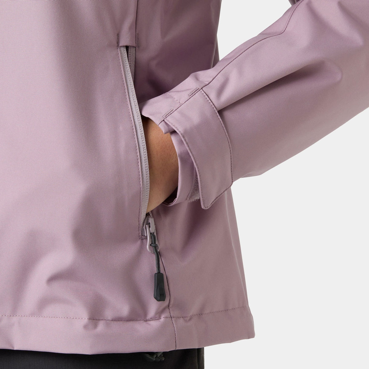 W CREW HOODED MIDL JACKET 20, PURPLE CLAY, L