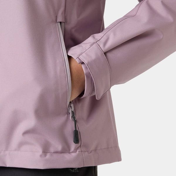 W CREW HOODED MIDL JACKET 20, PURPLE CLAY, L