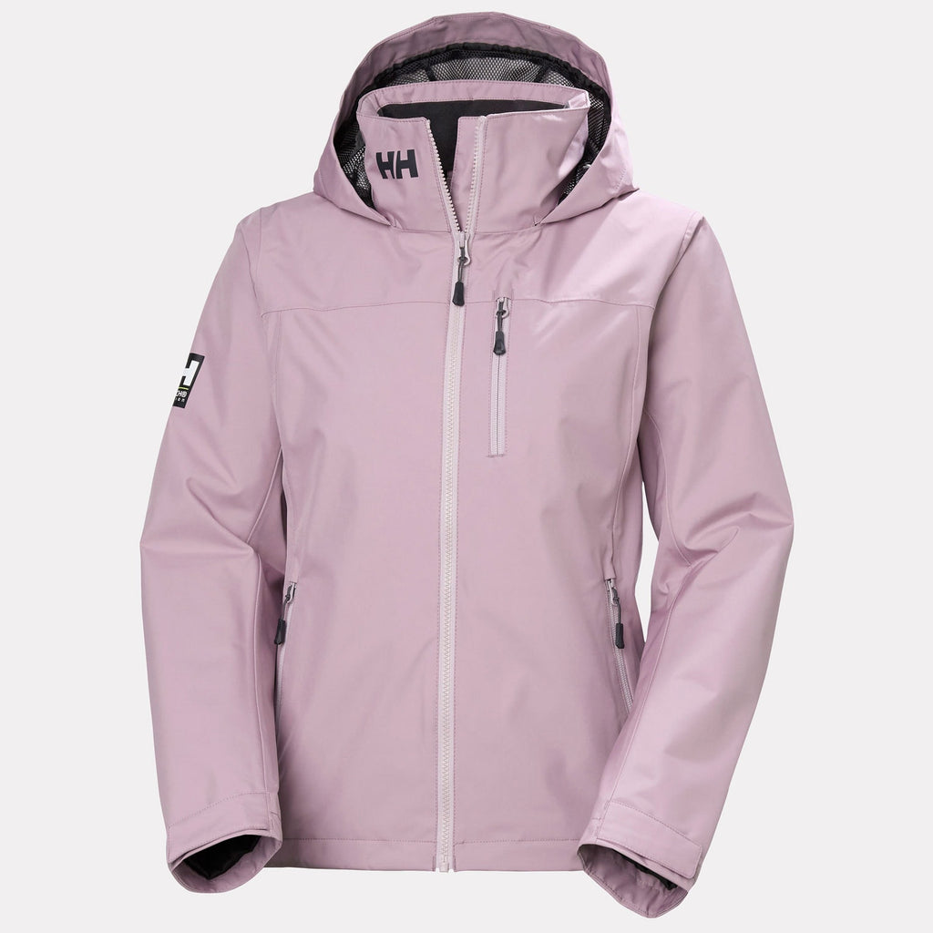W CREW HOODED MIDL JACKET 20, PURPLE CLAY, L