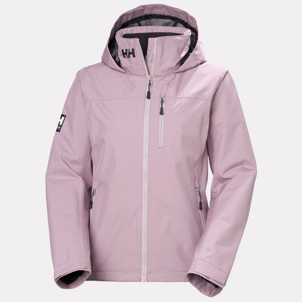W CREW HOODED MIDL JACKET 20, PURPLE CLAY, L