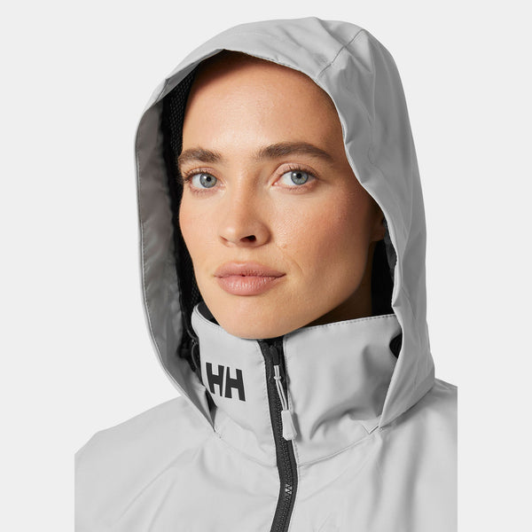 W CREW HOODED MIDL JACKET 20, GREY FOG, XXL