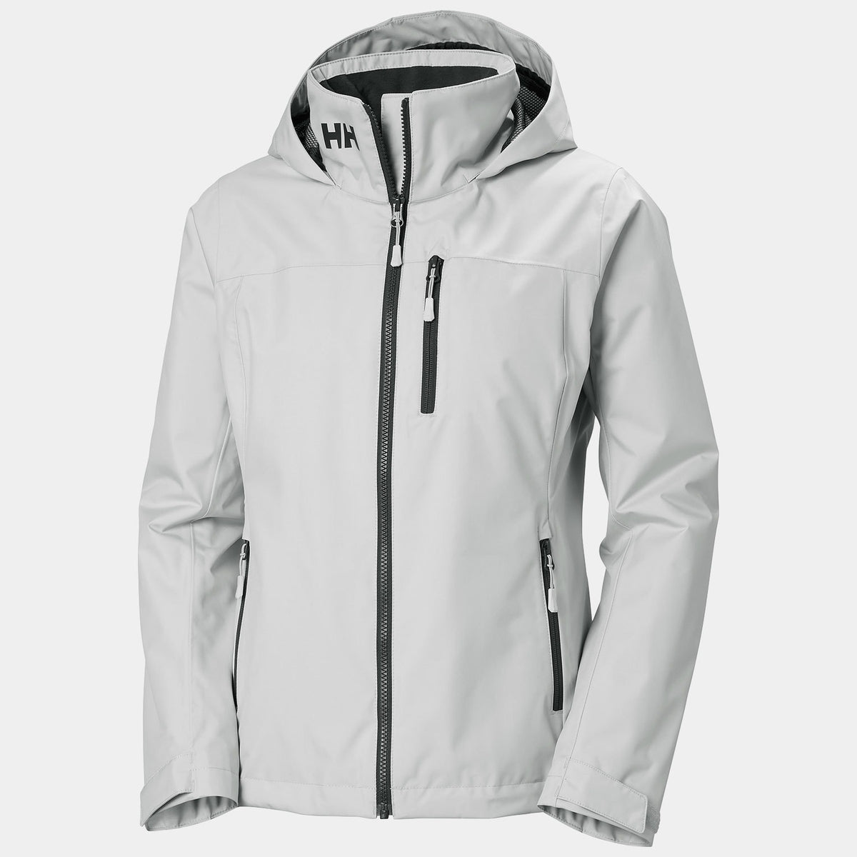 W CREW HOODED MIDL JACKET 20, GREY FOG, XXL