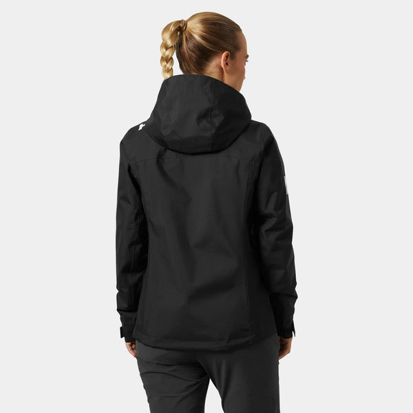 W CREW HOODED MIDL JACKET 20, BLACK, XXL