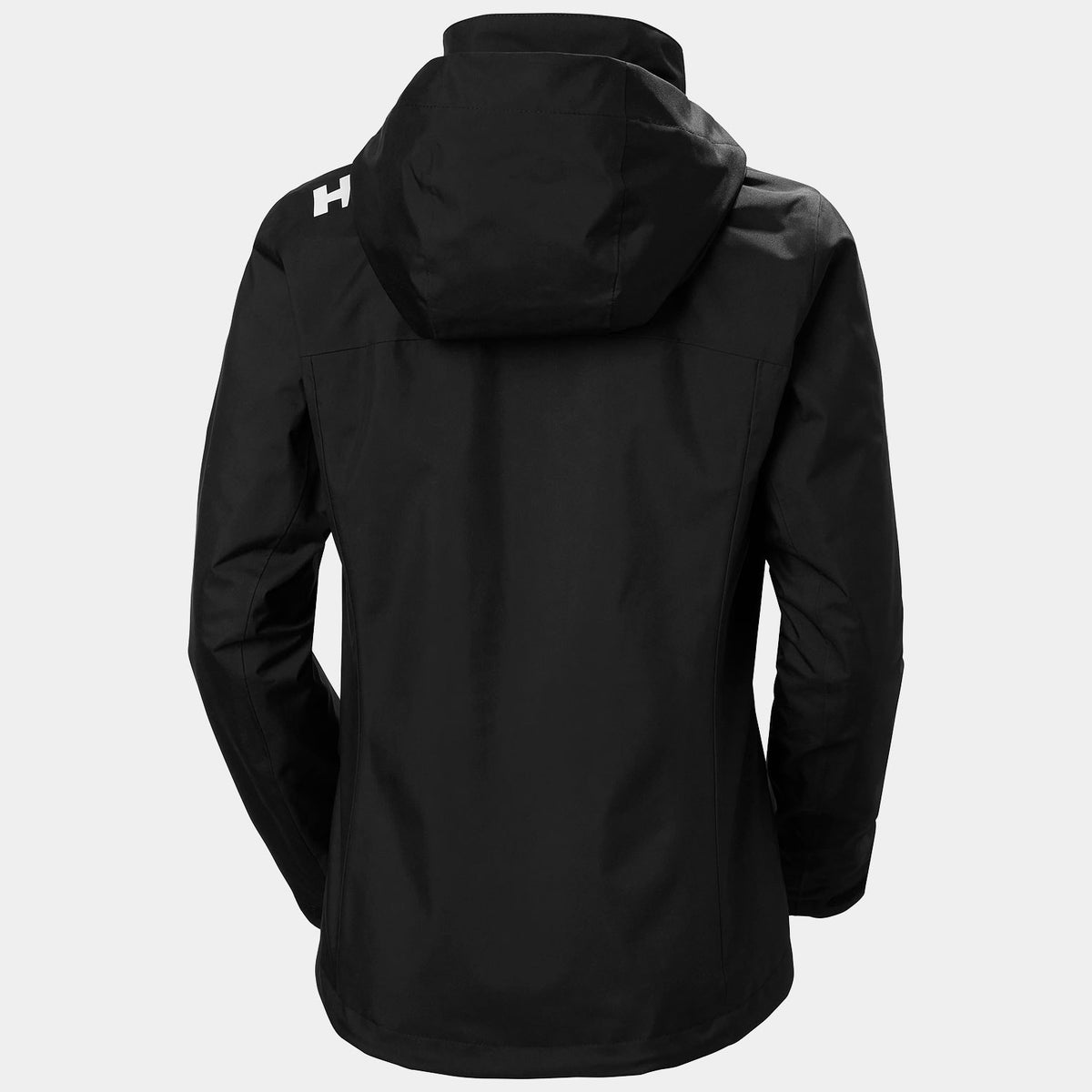 W CREW HOODED MIDL JACKET 20, BLACK, XXL
