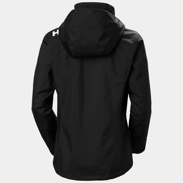 W CREW HOODED MIDL JACKET 20, BLACK, XXL