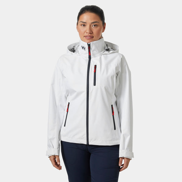 W CREW HOODED JACKET 20, WHITE, L
