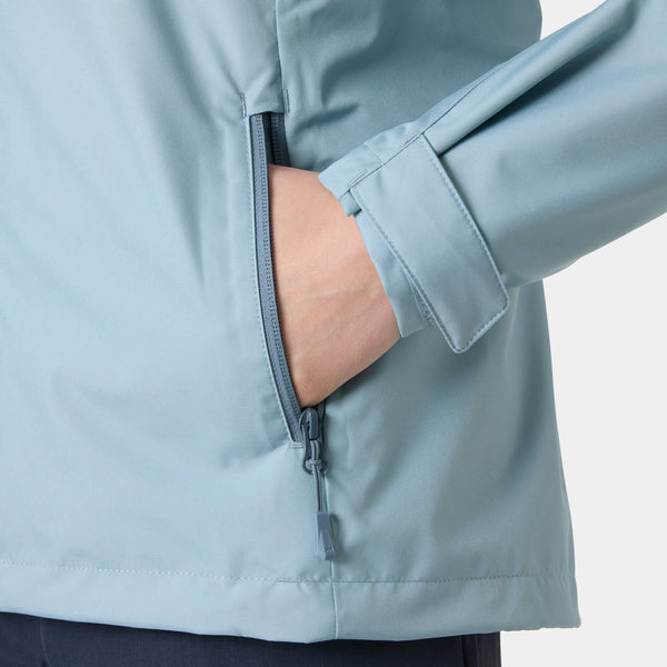 W CREW HOODED JACKET 20, WINDY BLUE, M