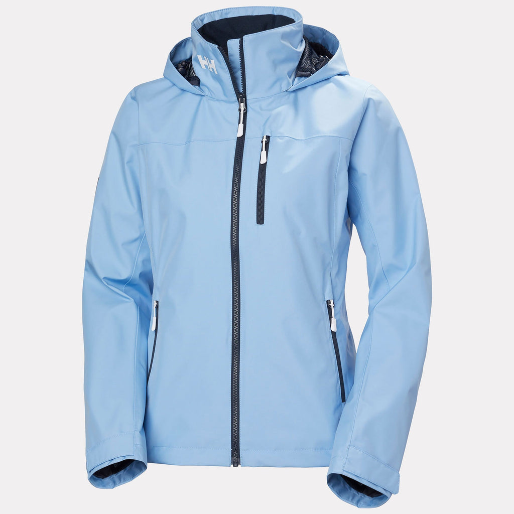 W CREW HOODED JACKET 20, BRIGHT BLUE, M