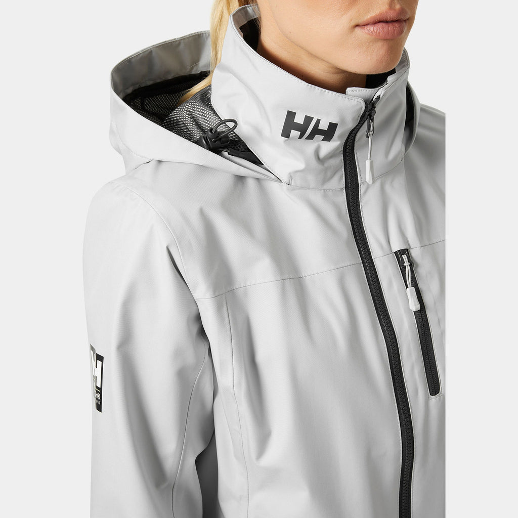 W CREW HOODED JACKET 20, GREY FOG, L