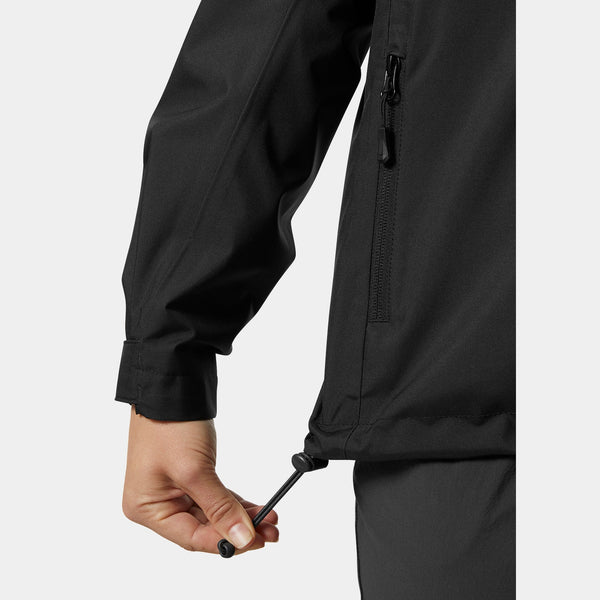 W CREW HOODED JACKET 20, BLACK, L