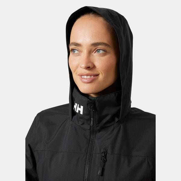 W CREW HOODED JACKET 20, BLACK, L