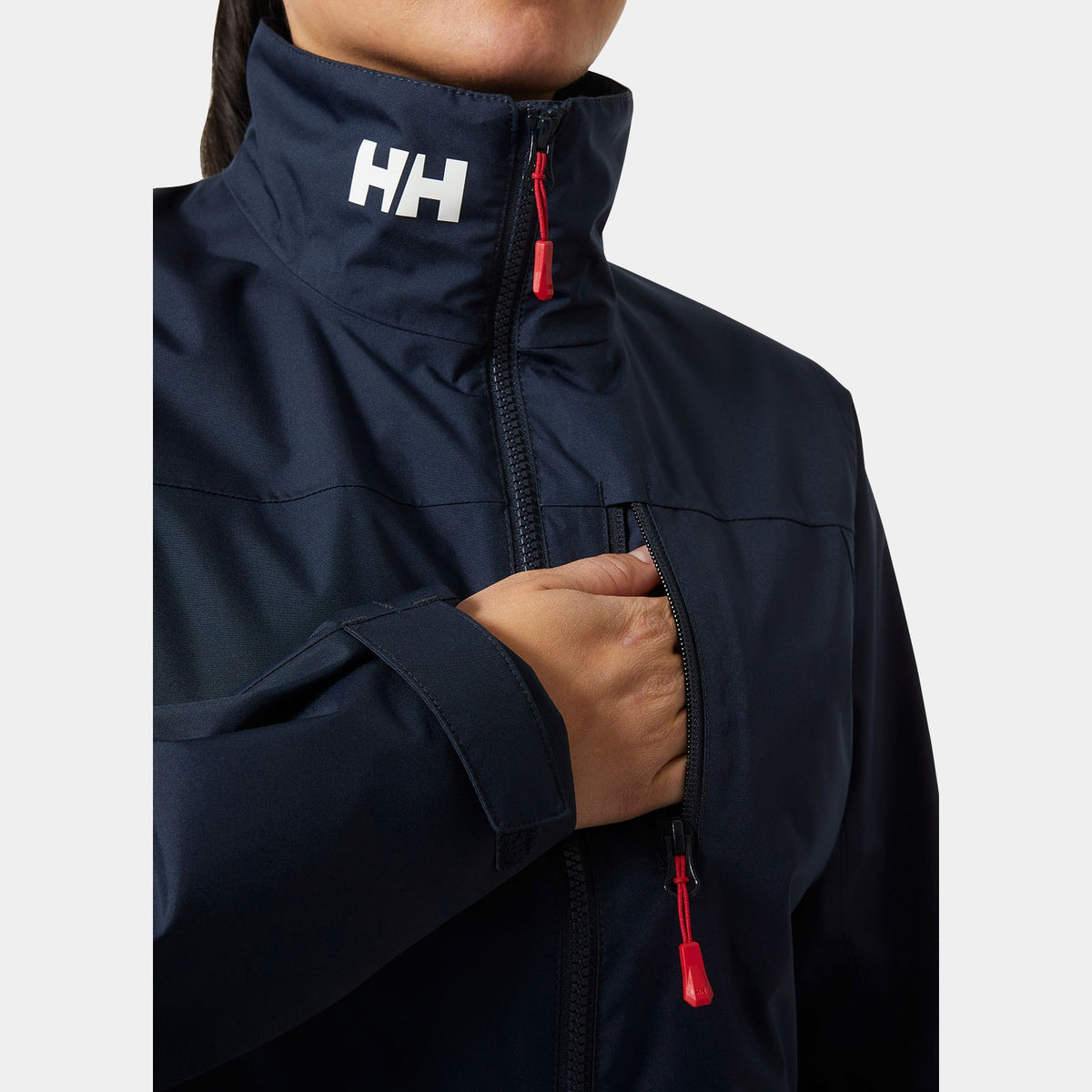 W CREW JACKET 20, NAVY, XXL