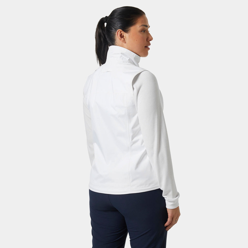 W CREW VEST 20, WHITE, XXL