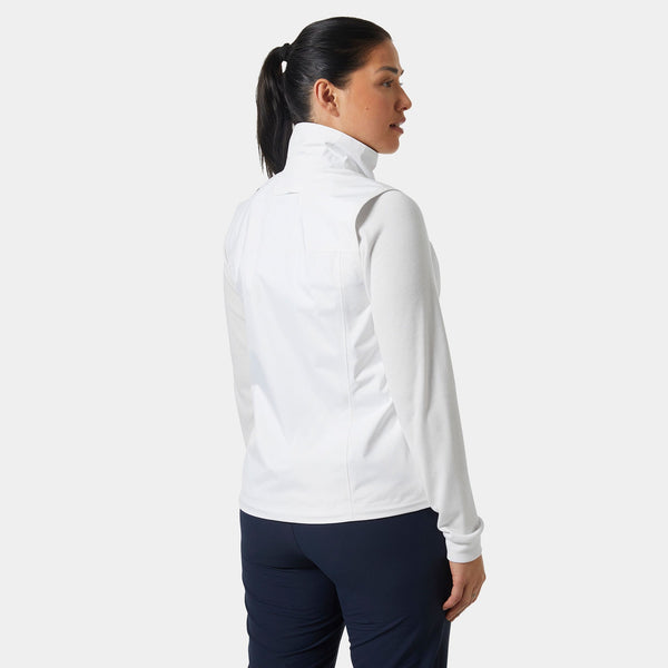 W CREW VEST 20, WHITE, XXL