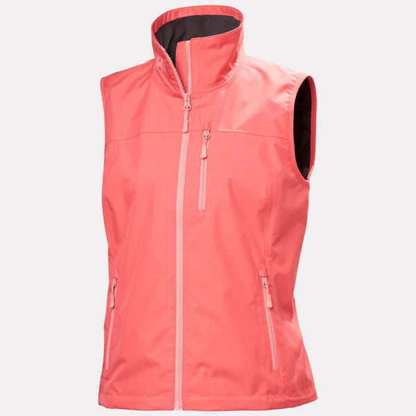 W CREW VEST 20, SUNSET PINK, L