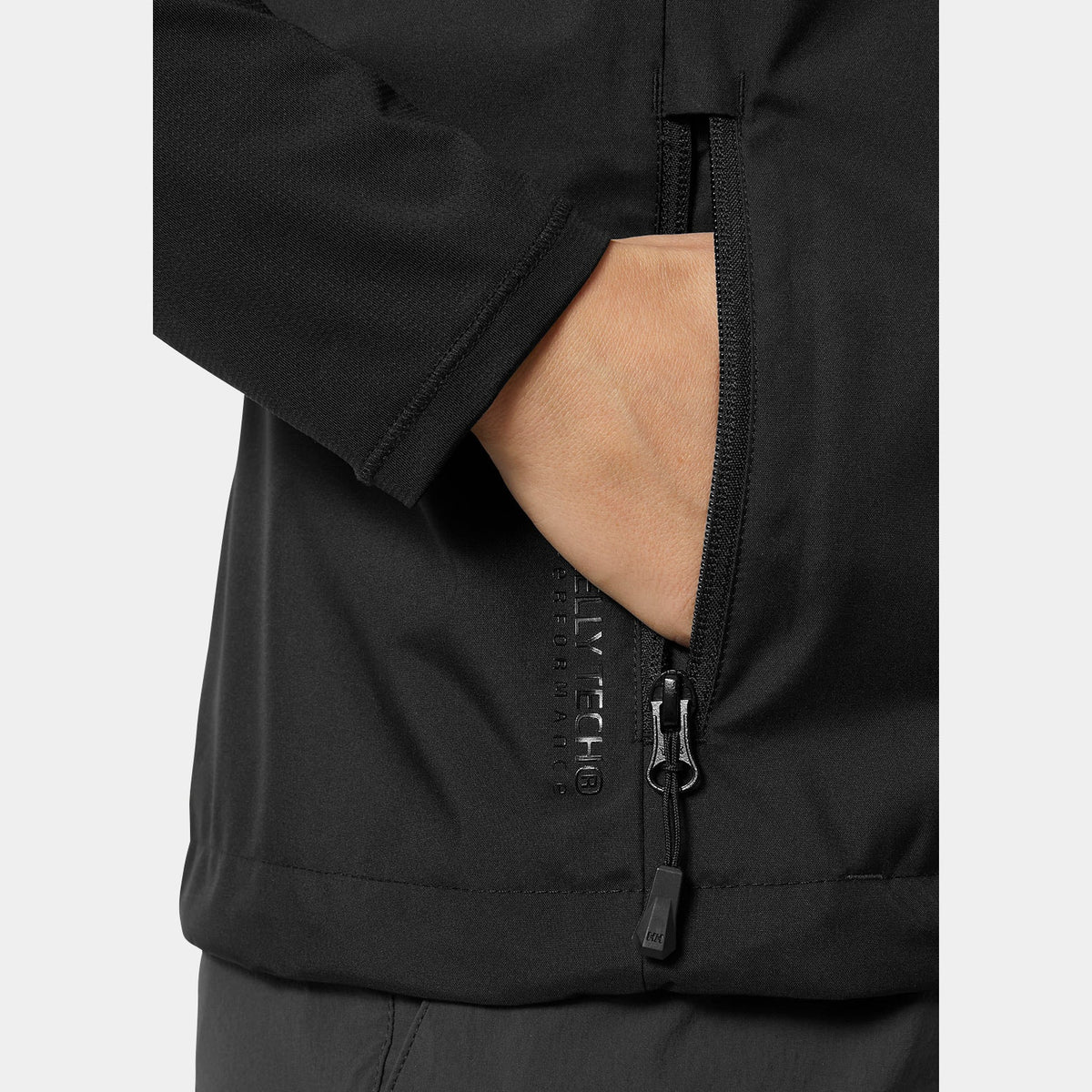 W CREW VEST 20, BLACK, XXL