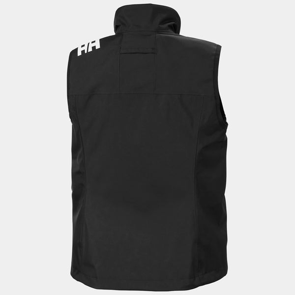 W CREW VEST 20, BLACK, XXL