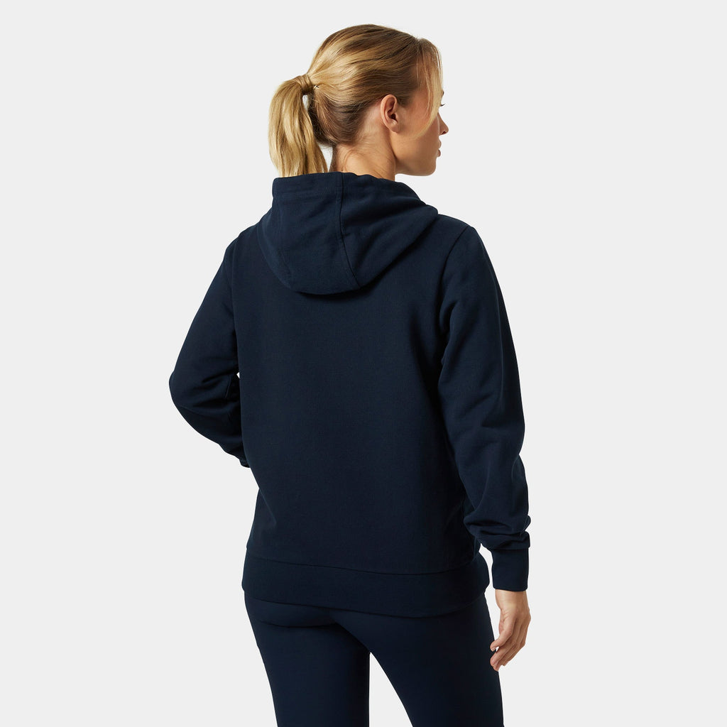 W HH LOGO FULL ZIP HOODIE 20, NAVY, XS