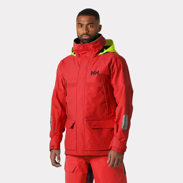 PIER JACKET 40, ALERT RED, XXL